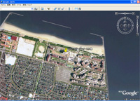 Google Earth�Ń��x�[���K�[�f���C�[�X�g�^���[������I