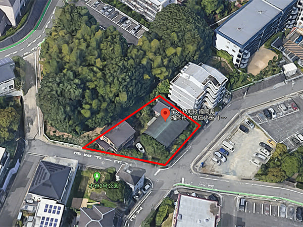 福岡市中央区小笹1丁目土地