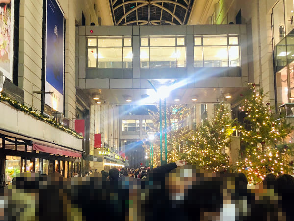 クリスマスイブの景色